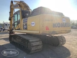 Back corner of used Excavator